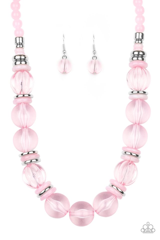Bubbly Beauty - Pink - Paparazzi Necklace Image