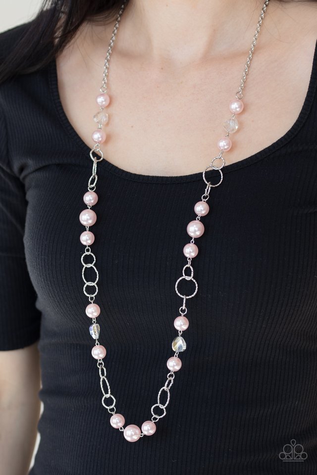 Prized Pearls - Pink - Paparazzi Necklace Image