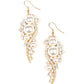 High-End Elegance - Gold - Paparazzi Earring Image