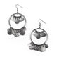 All-CHIME High - Black - Paparazzi Earring Image
