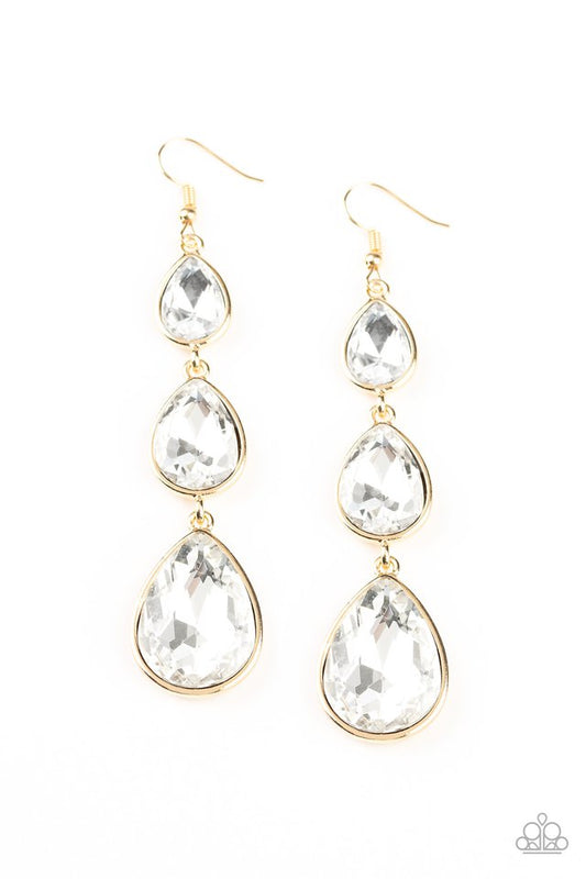 Metro Momentum - Gold - Paparazzi Earring Image