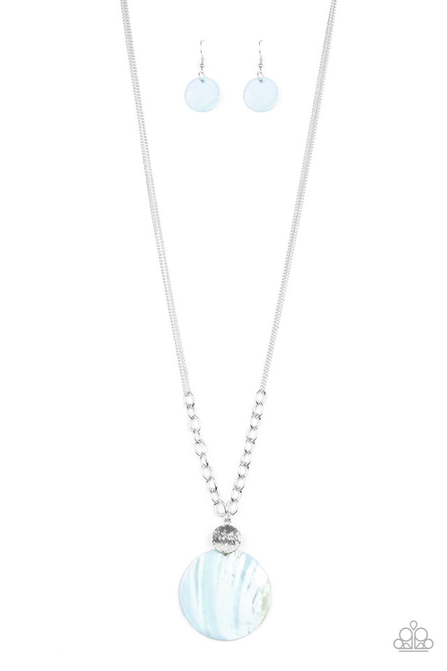 A Top-SHELLer - Blue - Paparazzi Necklace Image
