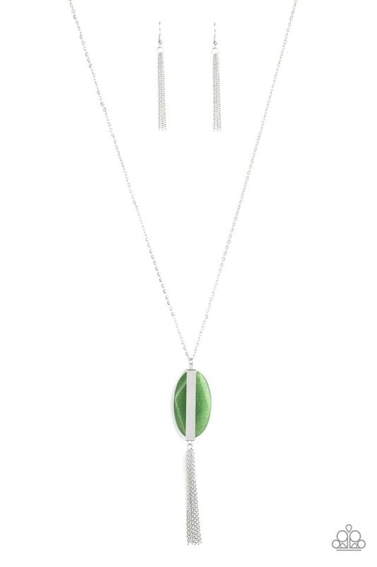Tranquility Trend - Green - Paparazzi Necklace Image