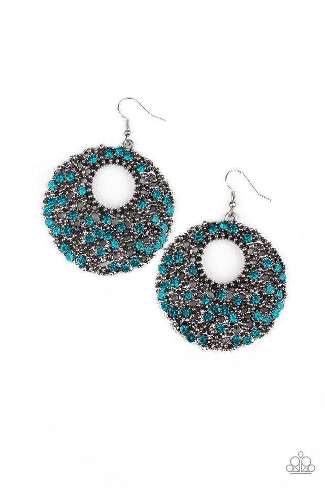 Paparazzi Earring ~ Starry Showcase - Blue