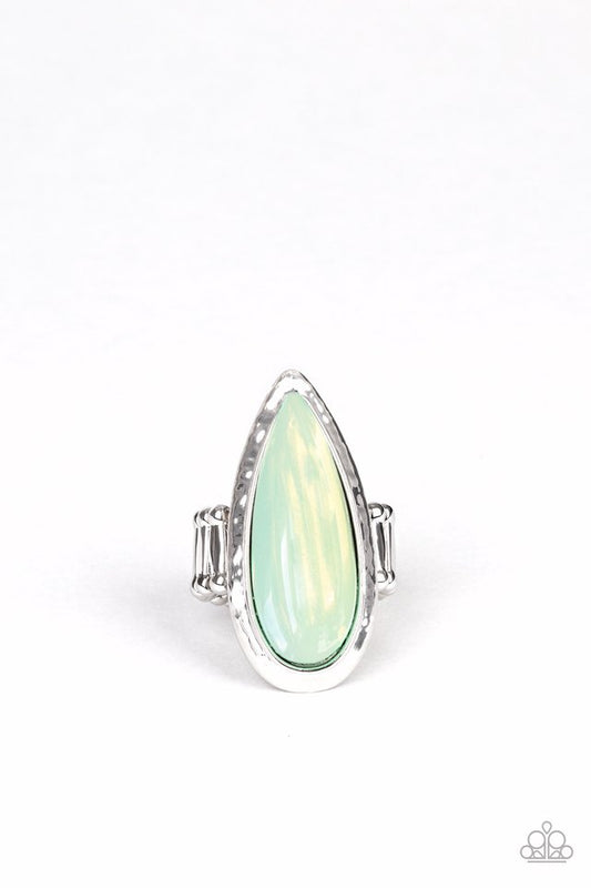 Opal Oasis - Green - Paparazzi Ring Image