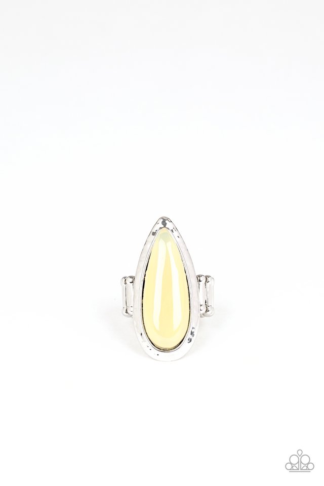 Opal Oasis - Yellow - Paparazzi Ring Image
