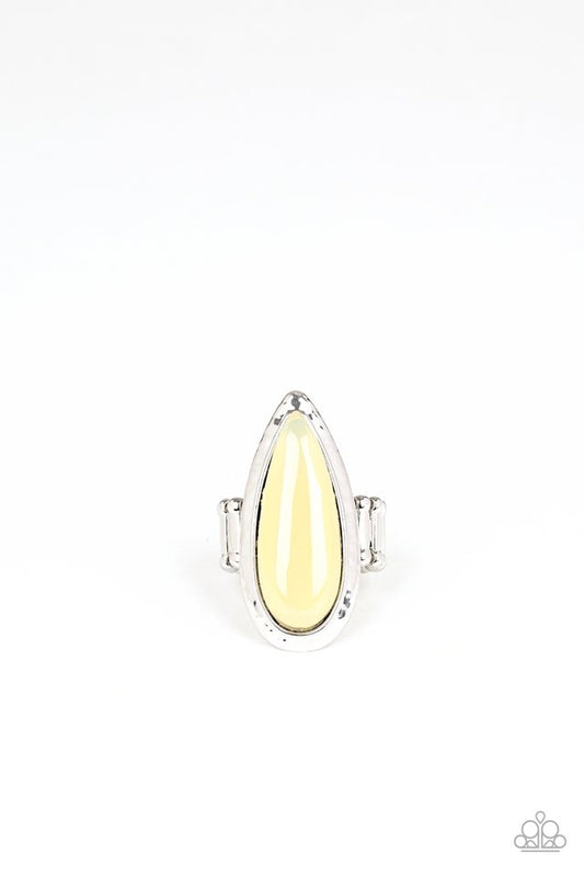 Opal Oasis - Yellow - Paparazzi Ring Image