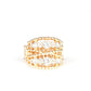 Prismatic Powerhouse - Gold - Paparazzi Ring Image