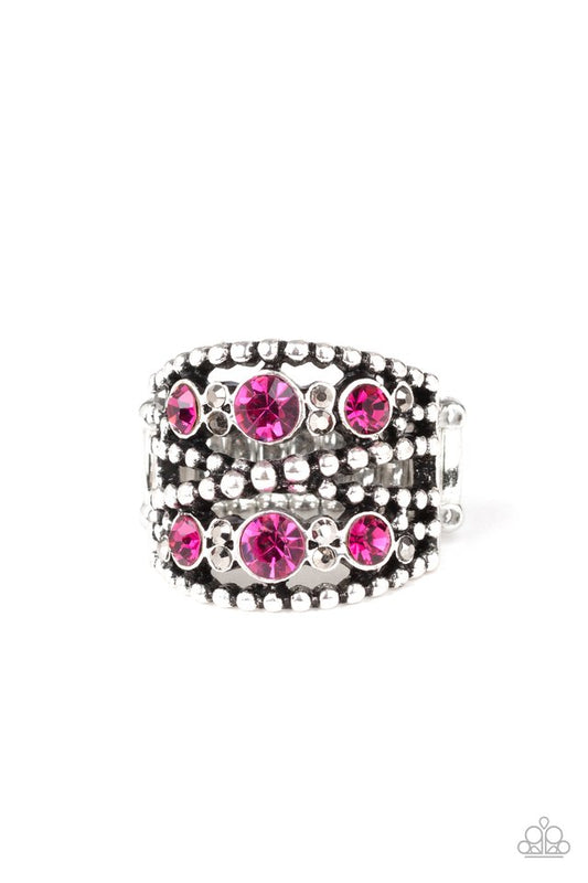 Prismatic Powerhouse - Pink - Paparazzi Ring Image