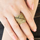 Scandalous Shimmer - Brass - Paparazzi Ring Image