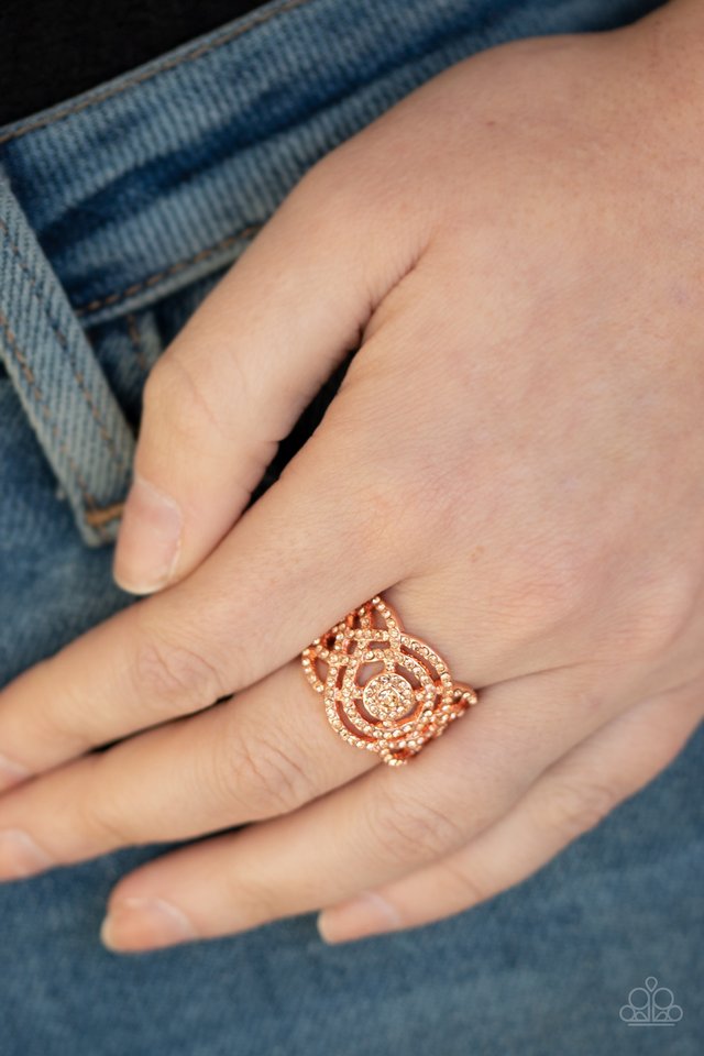 COUNTESS To Ten - Copper - Paparazzi Ring Image