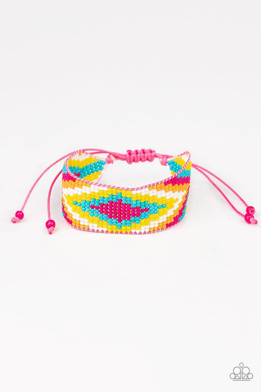 Beautifully Badlands - Pink - Paparazzi Bracelet Image