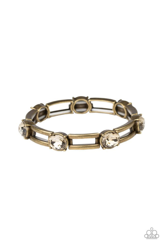 FLASH or Credit? - Brass - Paparazzi Bracelet Image
