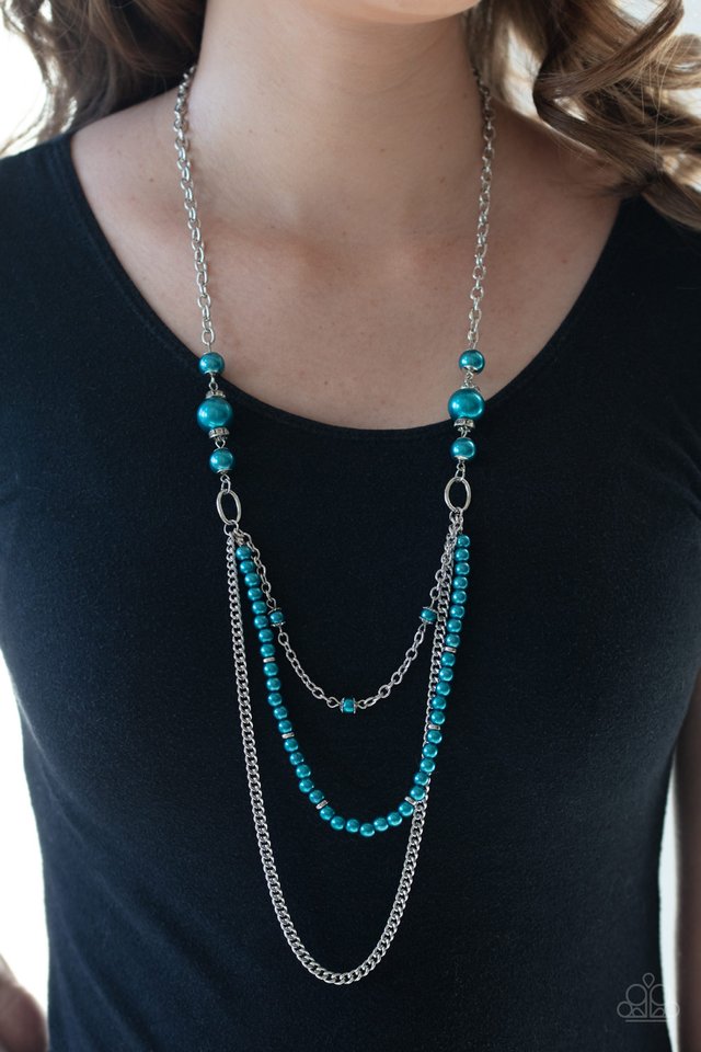Very Vintage - Blue - Paparazzi Necklace Image