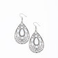 Modern Garden - White - Paparazzi Earring Image