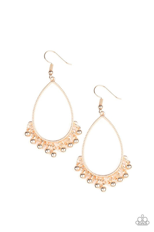 Country Charm - Rose Gold - Paparazzi Earring Image