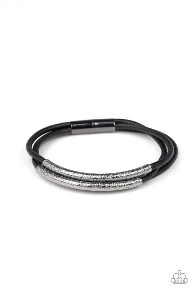 Magnetic Maverick - Black - Paparazzi Bracelet Image