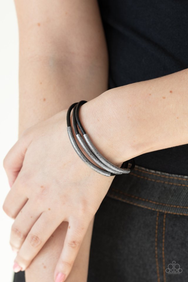Magnetic Maverick - Black - Paparazzi Bracelet Image