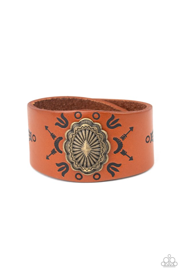 Desert Badlands - Brass - Paparazzi Bracelet Image