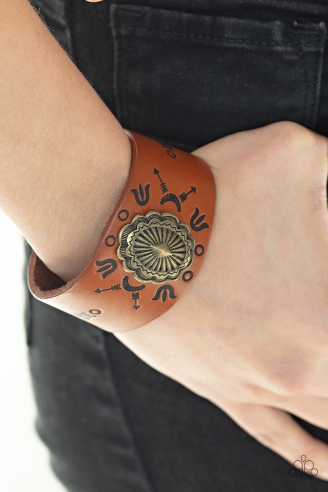 Desert Badlands - Brass - Paparazzi Bracelet Image