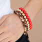 Courageously Couture - Red - Paparazzi Bracelet Image