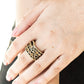 Elegant Effervescence - Brass - Paparazzi Ring Image