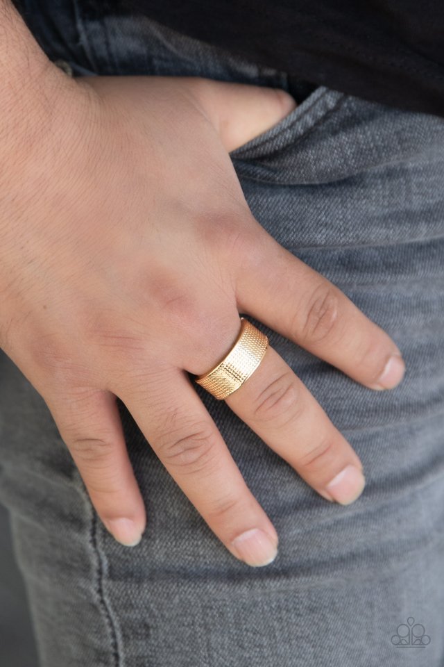 Uppercut - Gold - Paparazzi Ring Image