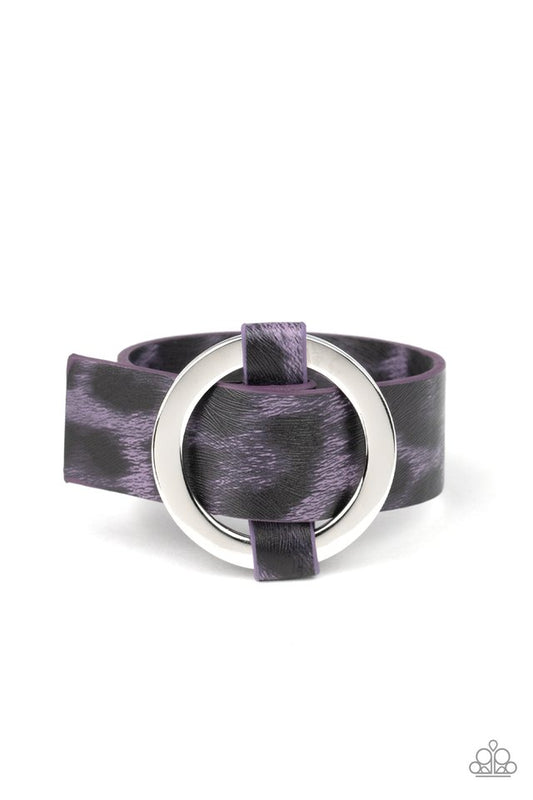 Jungle Cat Couture - Purple - Paparazzi Bracelet Image