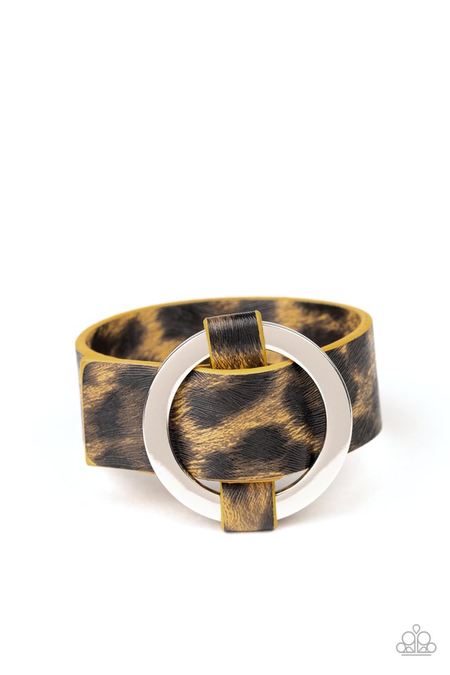 Jungle Cat Couture - Yellow - Paparazzi Bracelet Image