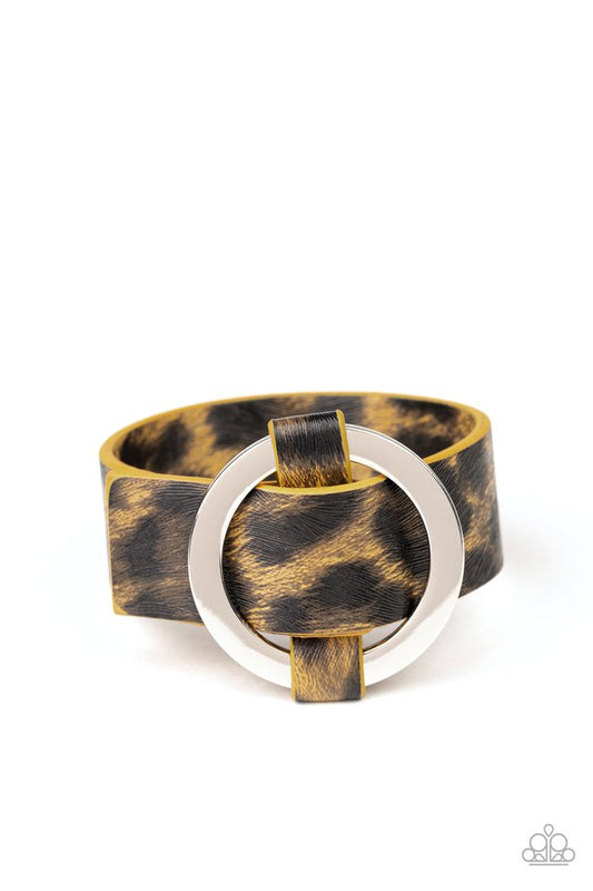 Jungle Cat Couture - Yellow - Paparazzi Bracelet Image