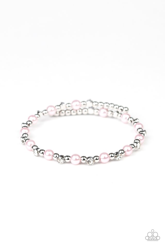 Decadently Dainty - Pink - Paparazzi Bracelet Image