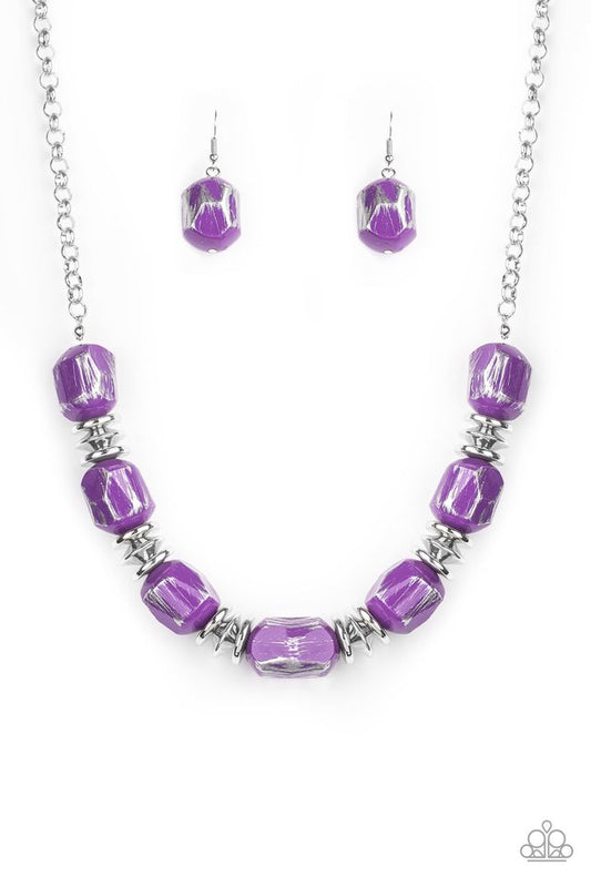 Girl Grit - Purple - Paparazzi Necklace Image