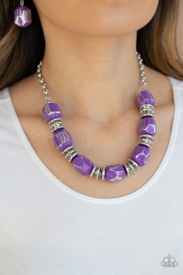 Girl Grit - Purple - Paparazzi Necklace Image