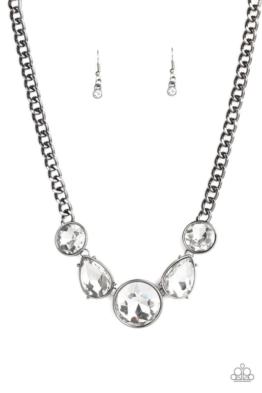 All The Worlds My Stage - Black - Paparazzi Necklace Image