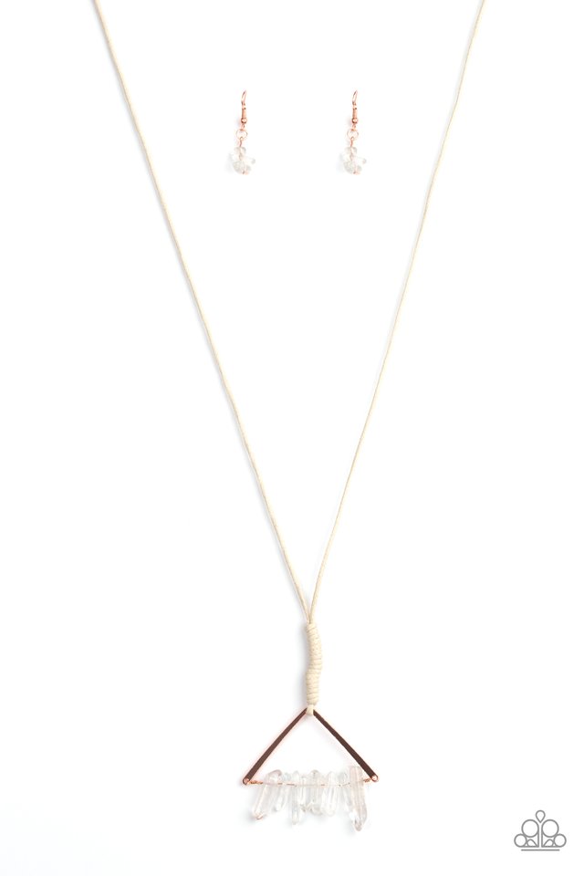 Raw Talent - Copper - Paparazzi Necklace Image