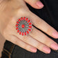 Posy Paradise - Red - Paparazzi Ring Image