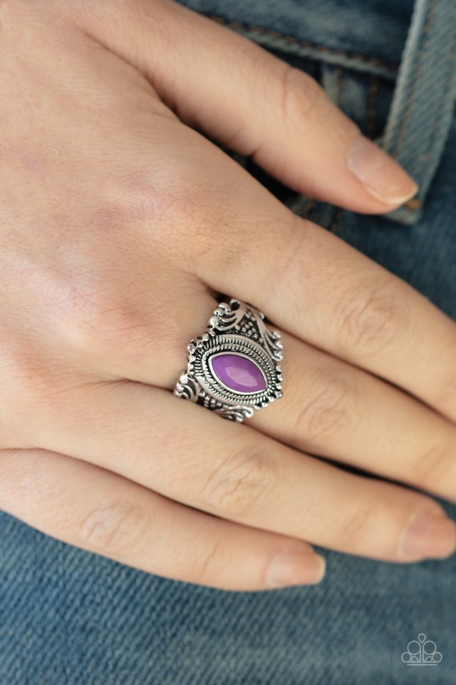 Tangy Texture - Purple - Paparazzi Ring Image