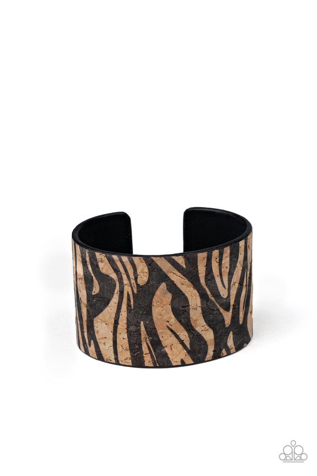 Zebra Zone - Black - Paparazzi Bracelet Image