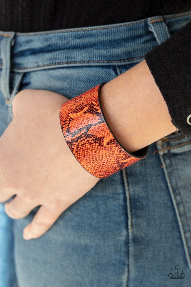 Its a Jungle Out There - Orange - Paparazzi Bracelet Image