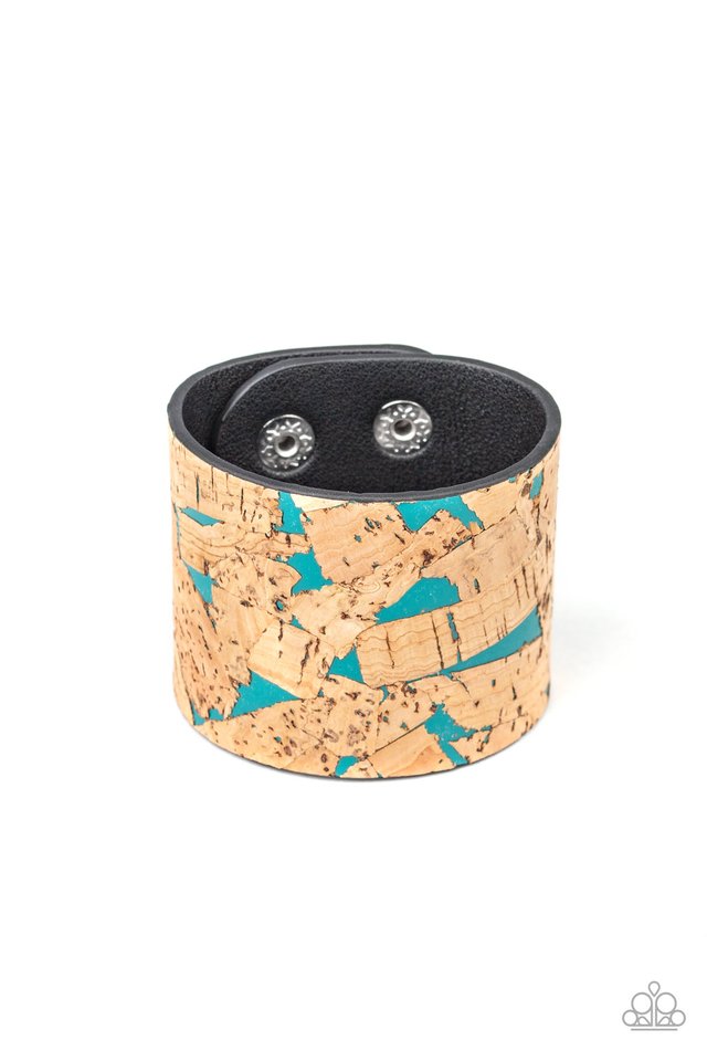 Cork Congo - Blue - Paparazzi Bracelet Image