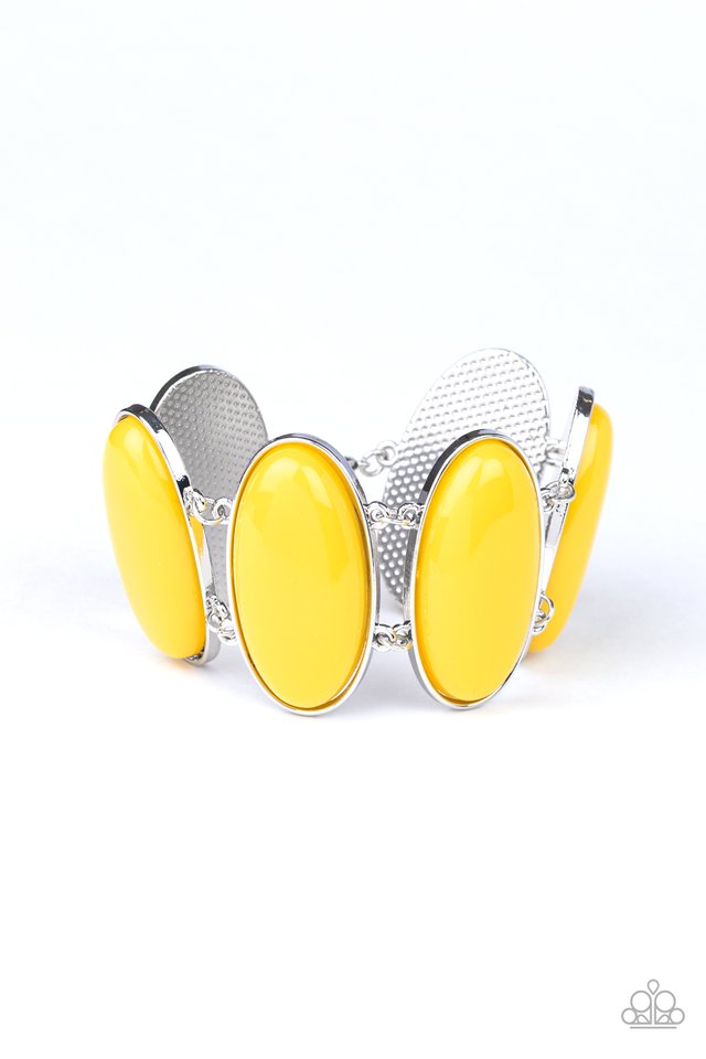 Power Pop - Yellow - Paparazzi Bracelet Image