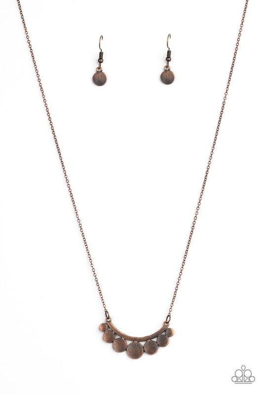 Melodic Metallics - Copper - Paparazzi Necklace Image
