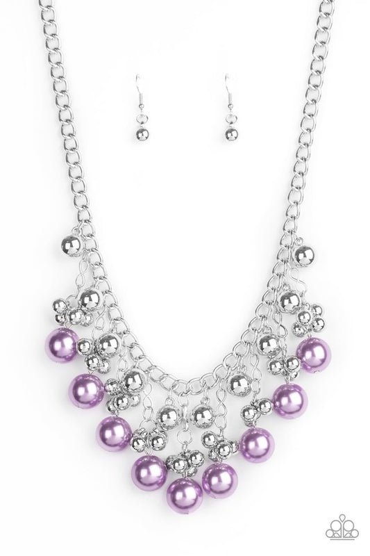 Pearl Appraisal - Purple - Paparazzi Necklace Image