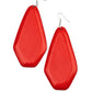 Vacation Ready - Red - Paparazzi Earring Image