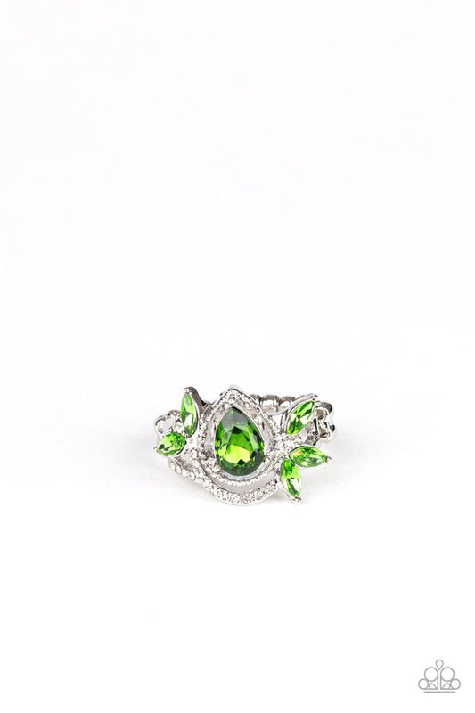 Eden Elegance - Green - Paparazzi Ring Image