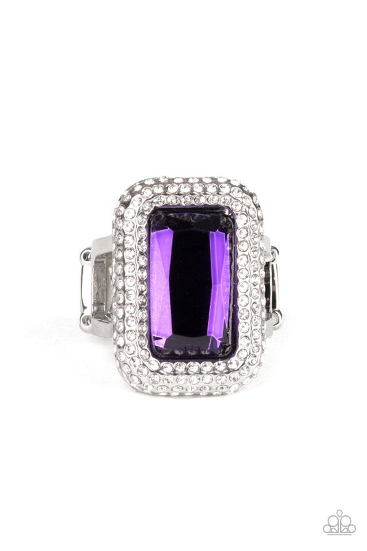 A Grand STATEMENT-MAKER - Purple - Paparazzi Ring Image