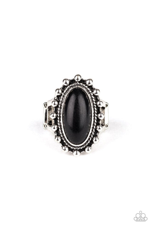 Mineral Movement - Black - Paparazzi Ring Image