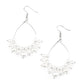 5th Avenue Appeal - White - Paparazzi Earring Image
