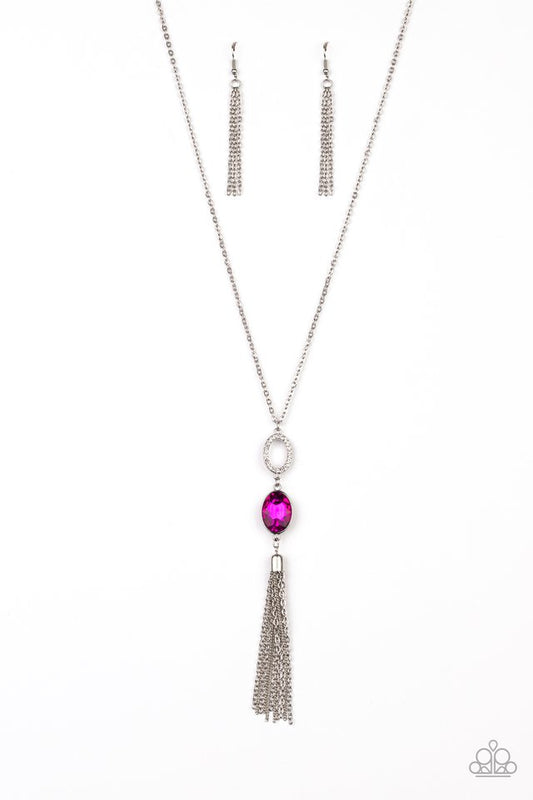 Unstoppable Glamour - Pink - Paparazzi Necklace Image