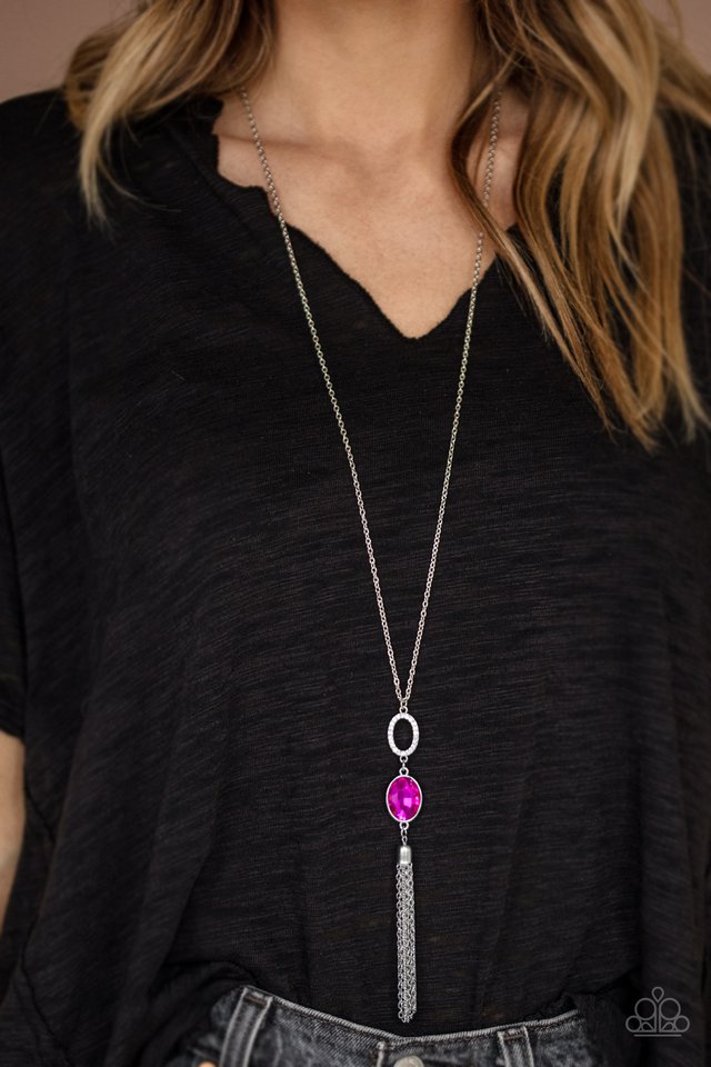 Unstoppable Glamour - Pink - Paparazzi Necklace Image